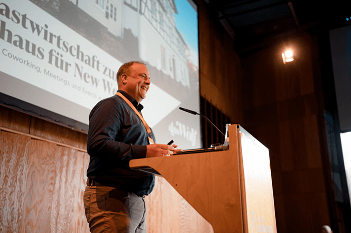 Joachim Schmidt from Das Wolf at #zukunftcoworking2025.