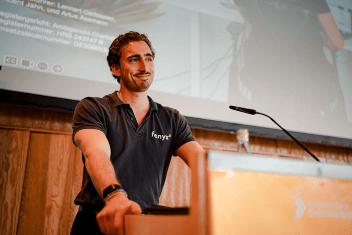 Vincent Jahn from Fenyx at #zukunftcoworking2025.