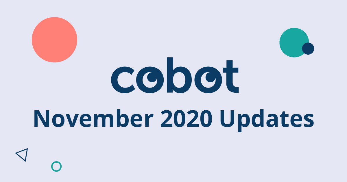 November 2020 Cobot Updates