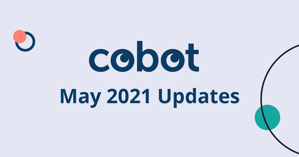 May 2021 Cobot Updates