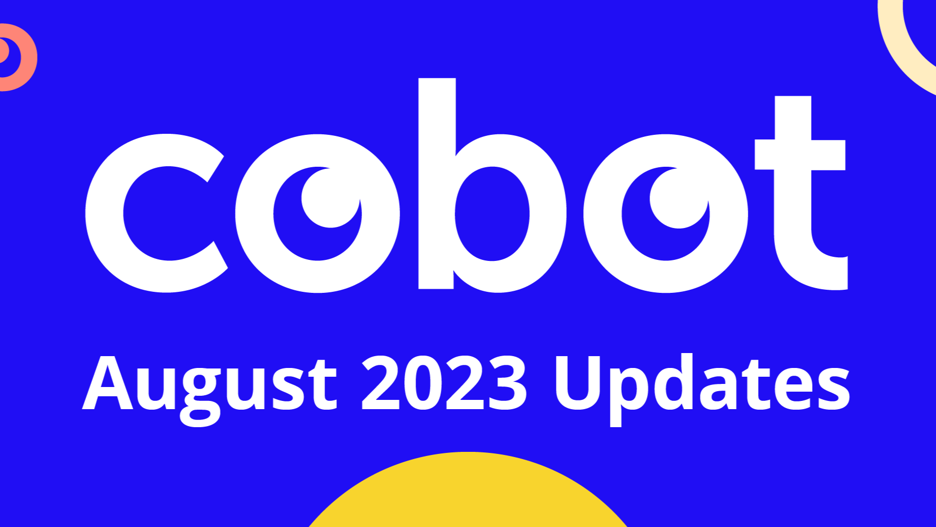 August 2023 Cobot Updates
