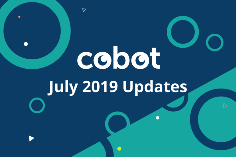 July 2019 Cobot Updates