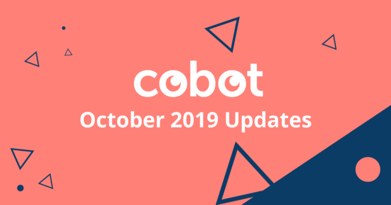 October 2019 Cobot Updates